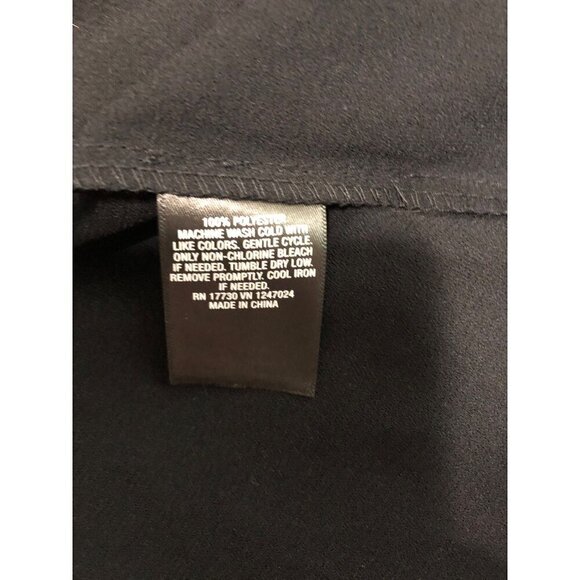 Mossimo Dress XXL Midi Black Sleeveless Shoulder Ties Goth Witch Pockets NEW NWT - Picture 8 of 8